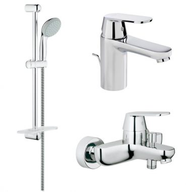 Набор смесителей для ванной S-size Grohe Eurosmart Cosmopolitan 126111S