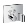 Термостат Hansgrohe Shower Select с двумя запорными вентилями
