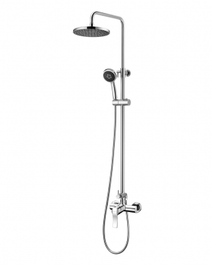 Душевая система NOVA VLNA (смеситель для душа, верхний и ручной душ, 3 режима, шланг 1,5м)
