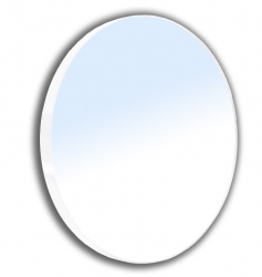 Зеркало круглое 60*60см на стальной крашенной раме, белого цвета 16-06-916