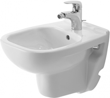 Биде Duravit D-Code консольное Compact 35,5 x 48