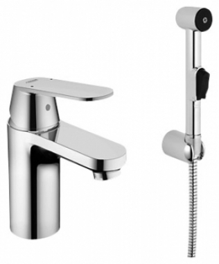 Смеситель Grohe Eurosmart Cosmopolitan для умывальника с гигиеническим душем