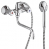 Специальный смеситель ванна/душ  длина излива от стены 300 мм хром Kludi Standard 251230515