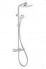 Душевая система Hansgrohe My Select Showerpipe 240  с термостатом, белый/хром
