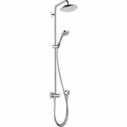 Душевая система Hansgrohe Croma 220 Showerpipe Reno с повор. держ. верхнего душа 400 мм 27224000