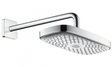 Верхний душ со стены Hansgrohe Raindance Select E 2jet 300 хром/белый 27385400