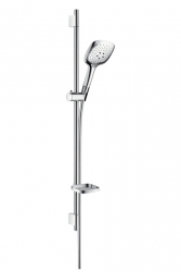 Душевой набор Hansgrohe Raindance Select E 150 /Unica‘S Puro Set 0,90 m, хром/белый 27857400