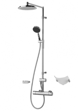 Смеситель с верхним душем rain shower Oras Cubista 2892u