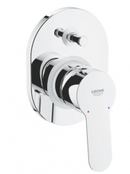Смеситель для ванны встраиваемый Grohe BauEdge хром 29039000