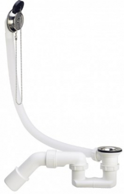 Сифон для ванны Viega 311537 белый пластик