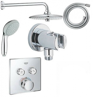 Душевой набор Grohe SmartControl для душа на 2 потребителя скрытый монтаж 34614SC1