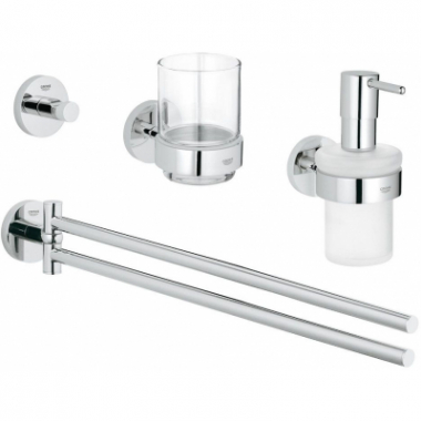 Набор аксессуаров 4в1 Grohe Essentials 40846001