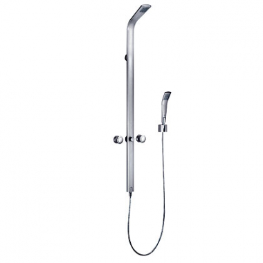 Душевая стойка Kludi JOOP 1410 mm хром/зеленый хрусталь 55769Н705
