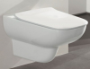 Унитаз подвесной Villeroy & Boch Joyce Direct Flush с тонкой крышкой с доводчиком 5607R001 + 9M62S101