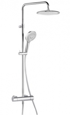 Душевая система с термостатом Kludi Freshline Dual Shower System 670920500