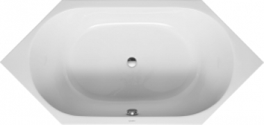 Ванна акриловая Duravit D-Code шестиугольная 1900 x 900