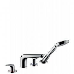 Смеситель для ванны Hansgrohe Novus с двумя рукоятками, 2 потребителя, хром, 71333000