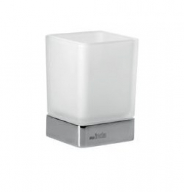 Стакан настольный Inda Lea A1810Z CR 21 хром, матовое стекло