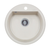 Кухонная мойка Perfelli ALVA RGA 104-49 LIGHT BEIGE 49х49х19,4 см