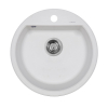 Кухонная мойка Perfelli ALVA RGA 104-49 WHITE 49х49х19,4 см