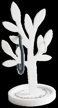 Держатель для украшений \"Дерево\", 10*10*19,5см, каменный Solid surface