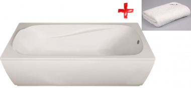 Комплект: FIESTA ванна 170*70см без ножек + Полотенце махровое Volle
