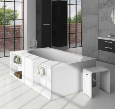 Ванна из литого мрамора Riho Burgos BS42005 180x102 см