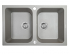 Кухонная мойка Perfelli CELINE PGC 2081-76 GREY METALLIC 76х48х18,4 см
