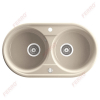 Мойка двухкамерная Ferro Bizzy DRG45/78S 78x45 см, песок