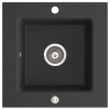 Мойка однокамерная Ferro Kizz DRG50/50B 50x50 см, графит
