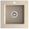 Мойка однокамерная Ferro Kizz DRG50/50S 50x50 см, песок