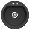 Мойка однокамерная Ferro Bizzy DRG52B Ø52см, графит