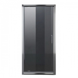Дверь в нишу распашная 80*195, профиль хром, стекло прозрачное 5 мм 599-150-80(h)