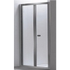 Дверь bifold 80*195, профиль хром, стекло прозрачное 5 мм 599-163-80(h)