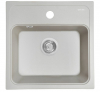 Кухонная мойка Perfelli GRASSO SGG 104-40 GREY METALLIC 40х40х17,4 см
