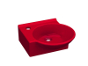 Умывальник 36 см красный, левый 0201-0367-08 IDEVIT Myra Mini