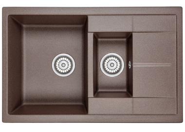 Кухонная мойка Minola Mpg 5360-77 Эспрессо 77,5х49,5х18,5 см