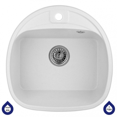 Кухонная мойка Minola Mrg 1050-50 Арктик 50х50х20,5см
