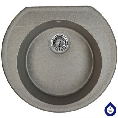 Кухонная мойка Minola Mrg 1050-53 Графит D 53х49х17,5 см