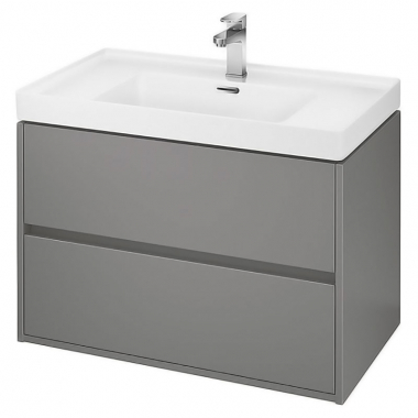 Шафка КРЕА д/раковини КРЕА/МОДУО/КОМО 80, сіра матова