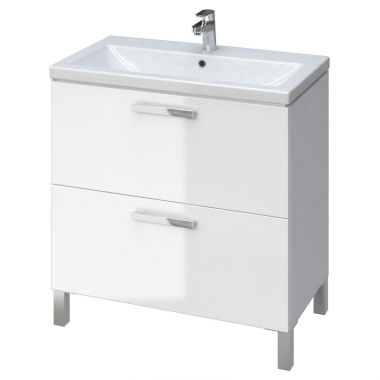 Шафка МЕЛАР +раковина КОМО 80, біла