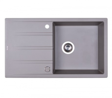 Мойка кухонная гранитная Riviera PGR 1141-86 GREY METALLIC