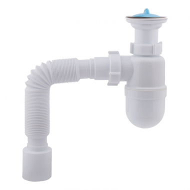 Сифон Krono Plast Т1050 для умывальника, выпуск 70 мм выход 50 мм