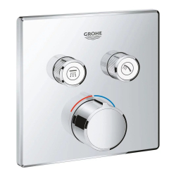 Внешняя часть термостатического смесителя на 2 выхода Grohe SmartControl 29148000