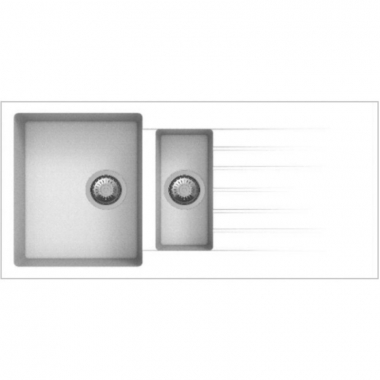 Кухонная мойка Apell Pietra Plus PTPL1002GW Total white