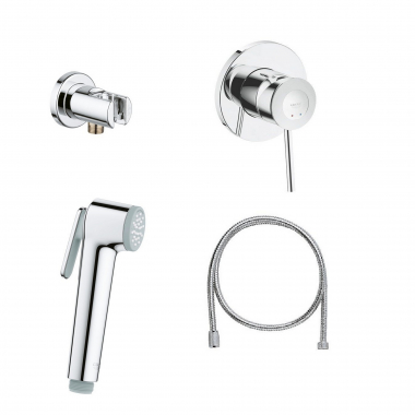 Душевой гарнитур для биде Grohe BauClassic 111048 (29048000+28105000+27512001+28628000)