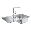 Набор кухонная мойка Grohe EX Sink 31573SD0 K500 и смеситель Minta 32168000