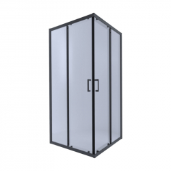 Душевая кабина Qtap TAURUS BLA1099SC6, квадрат, 90x90, стекло 6мм Clear, раздвиж., без поддона TAUBLA1099SC6