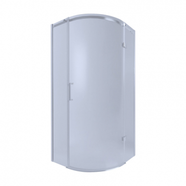 Душевая кабина Qtap VIRGO CRM1099AC8, полукруг, 90x90, стекло 8мм Clear, распаш., без поддона VIRCRM1099AC8