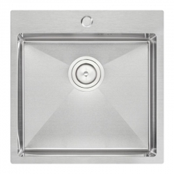 Кухонная мийка Qtap D5050 Satin 2.7/1.0 мм (QTD505010)